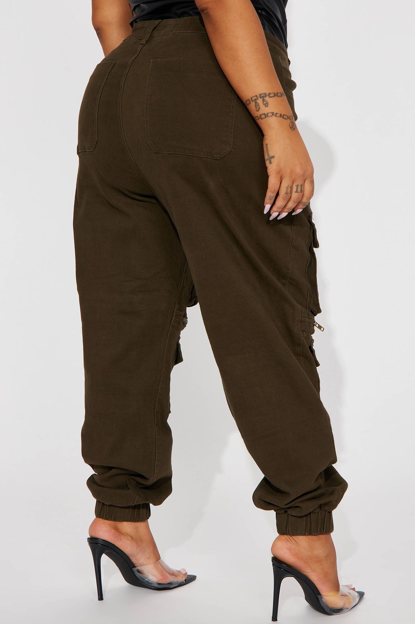 Playoffs Cargo Jogger - Olive sold by Fashion Nova product image thumbnail 6