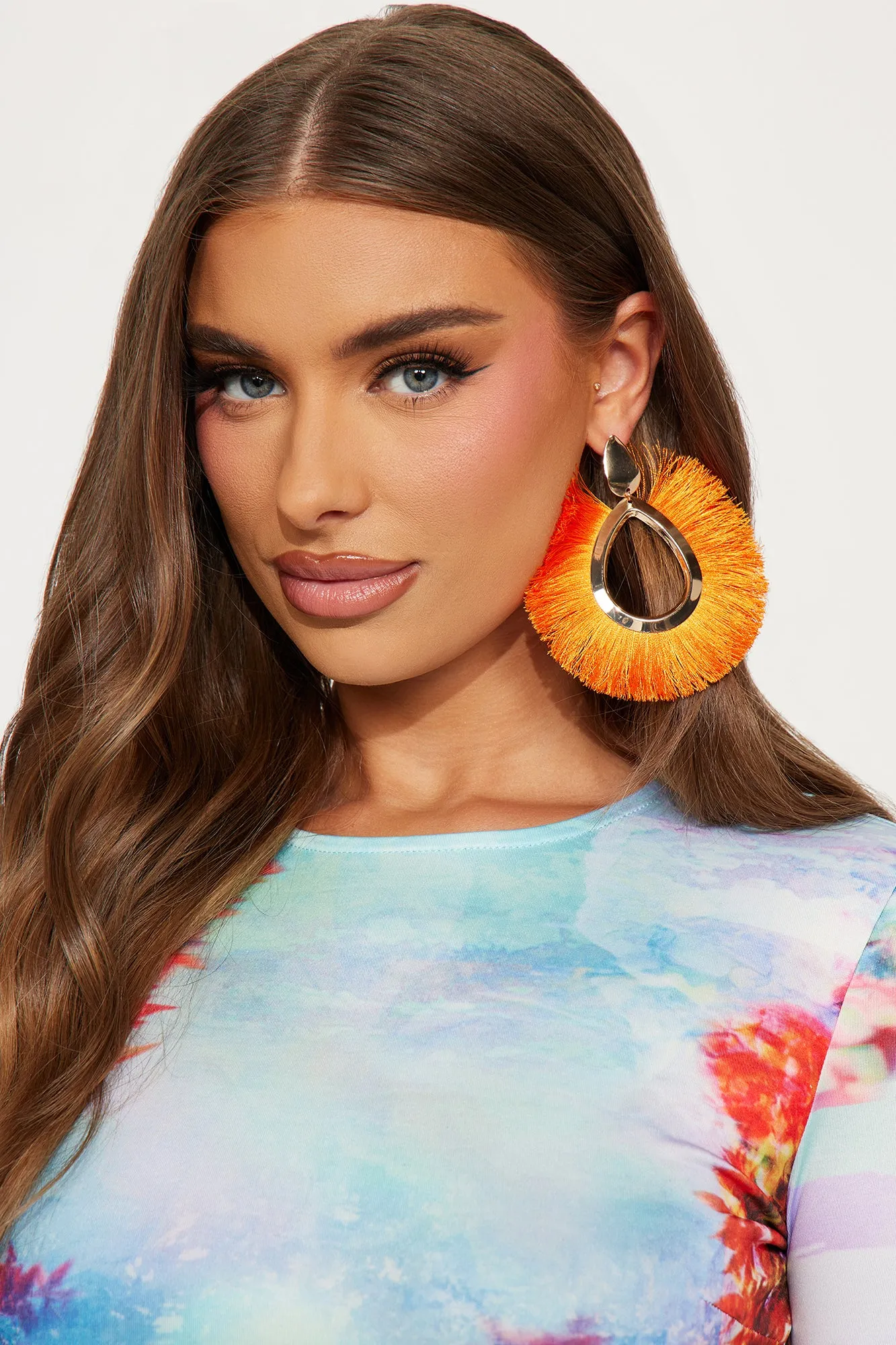 That Summer Feeling Earrings - Orange sold by Fashion Nova product image thumbnail 2