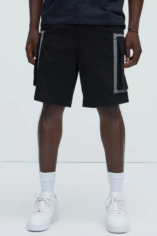 Sandy Camo Shorts - Black sold by Fashion Nova