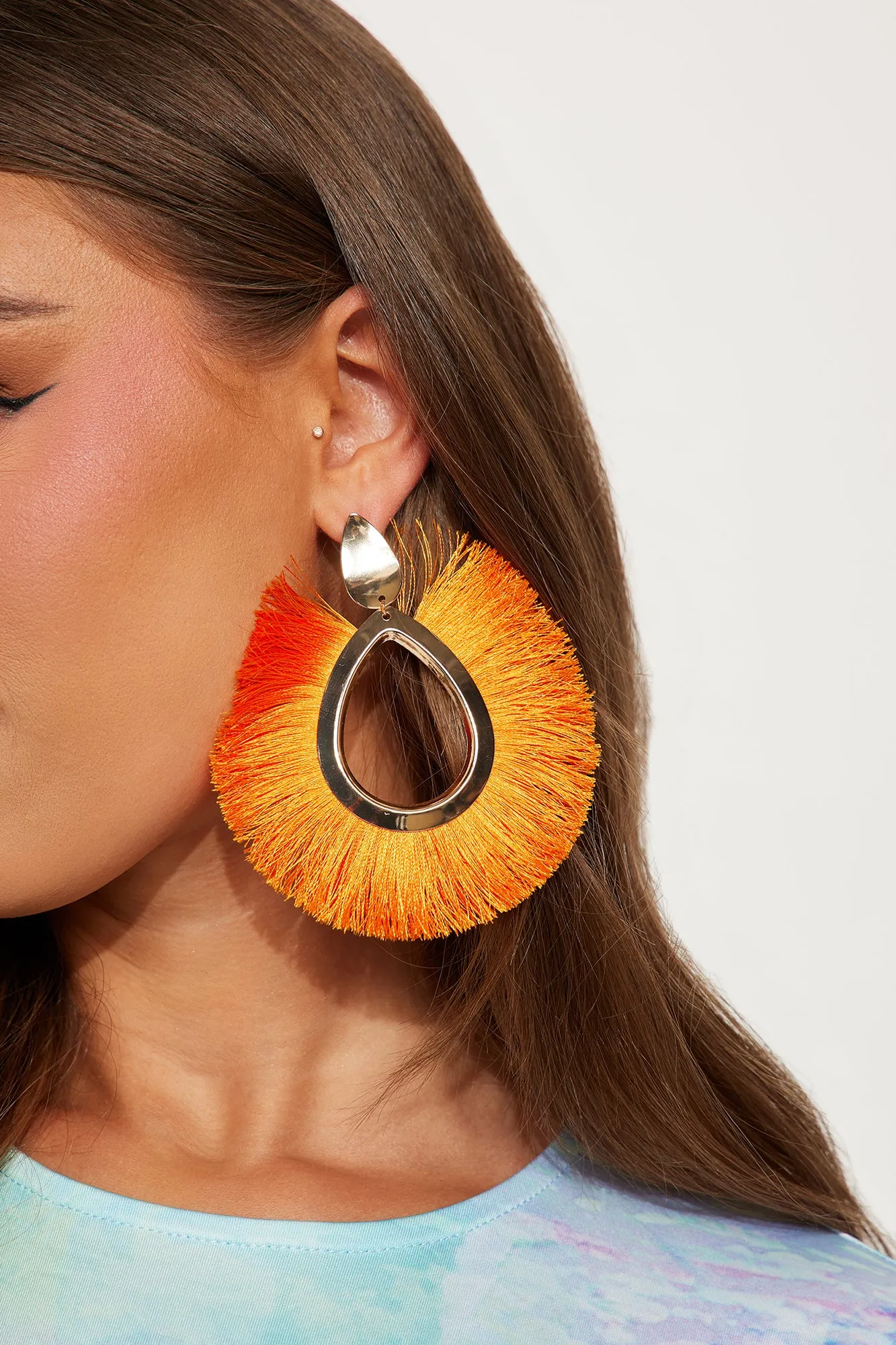 That Summer Feeling Earrings - Orange sold by Fashion Nova