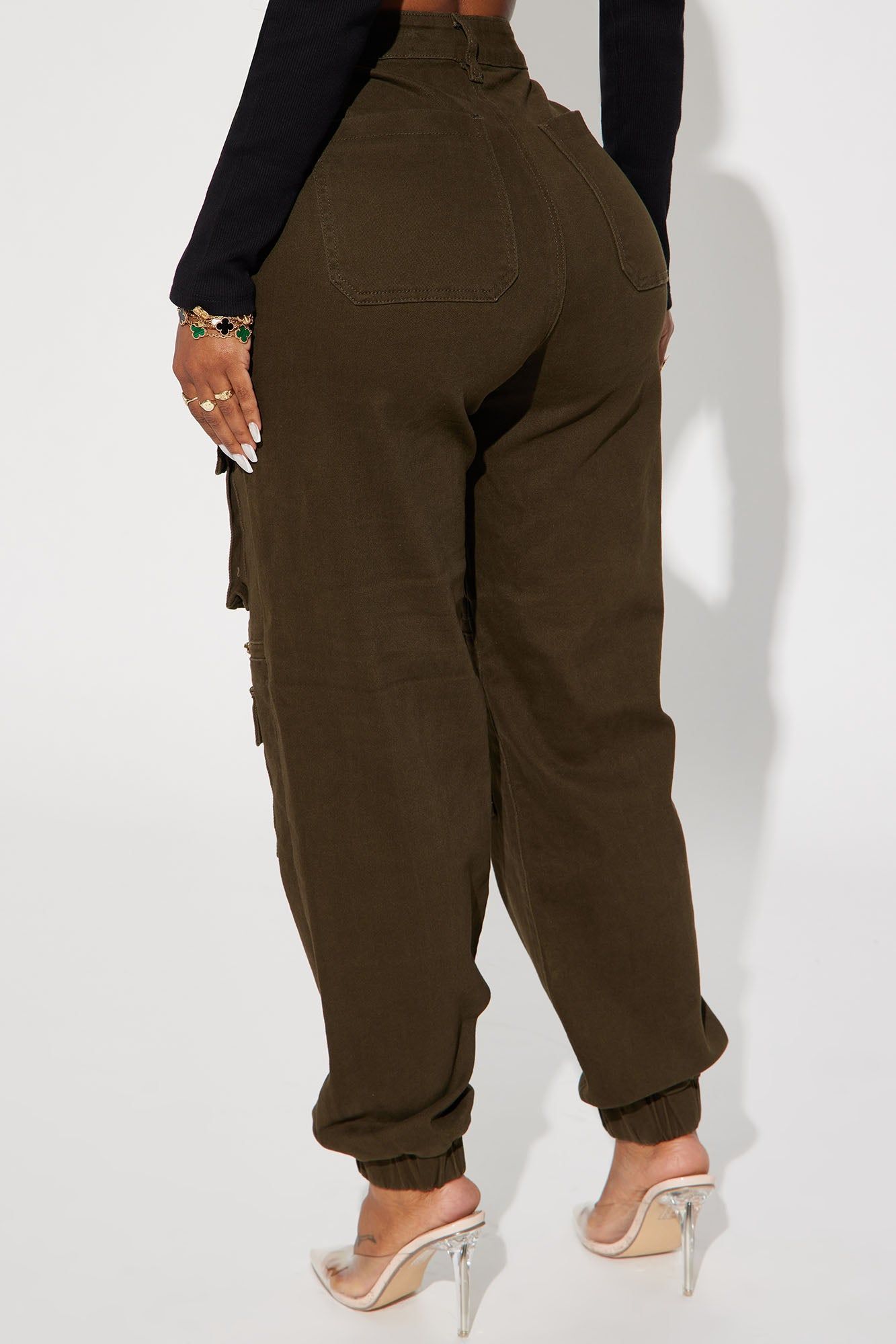 Playoffs Cargo Jogger - Olive sold by Fashion Nova product image thumbnail 3