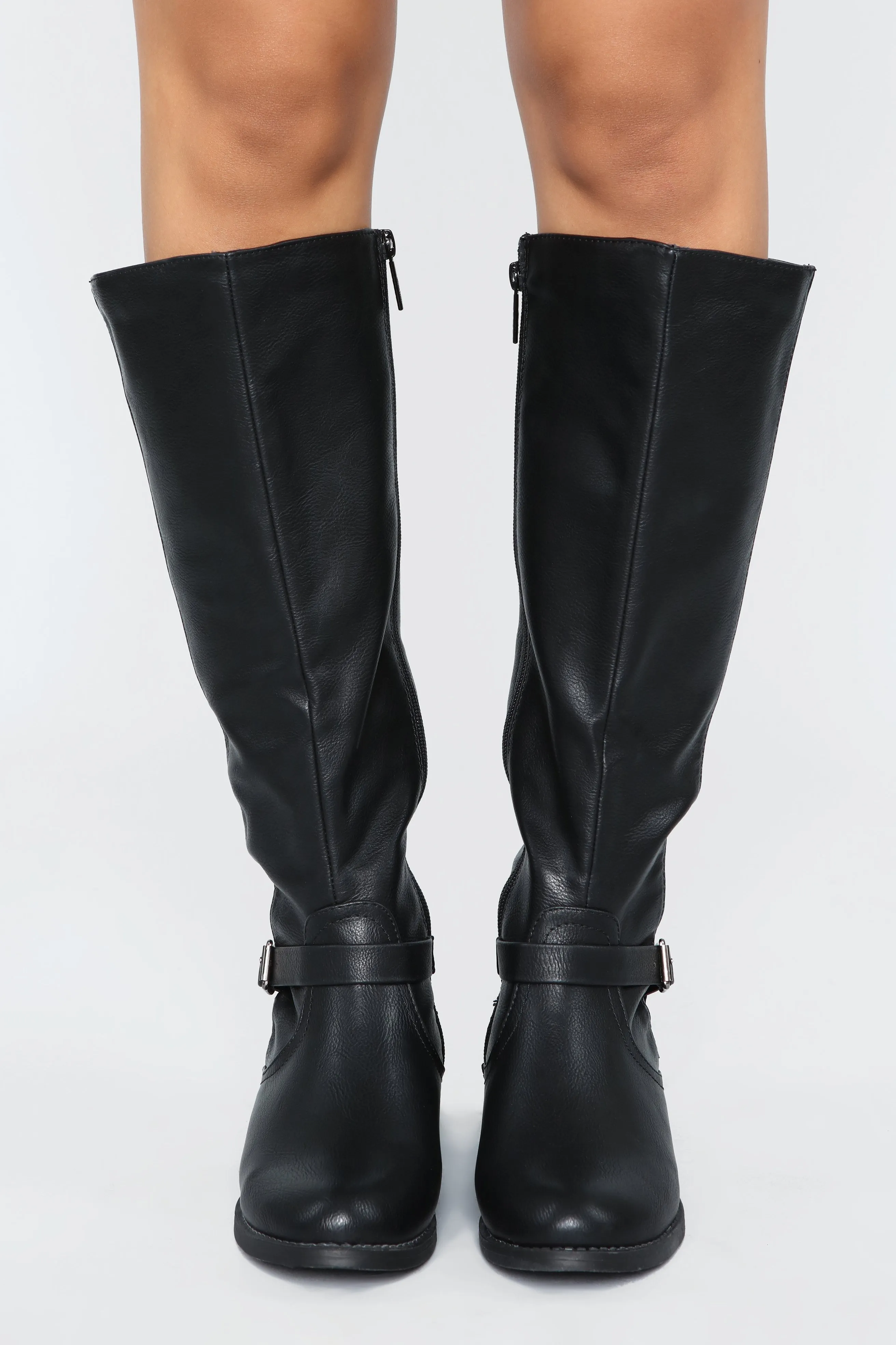 Hit The Highway Flat Boot - Black sold by Fashion Nova product image thumbnail 3
