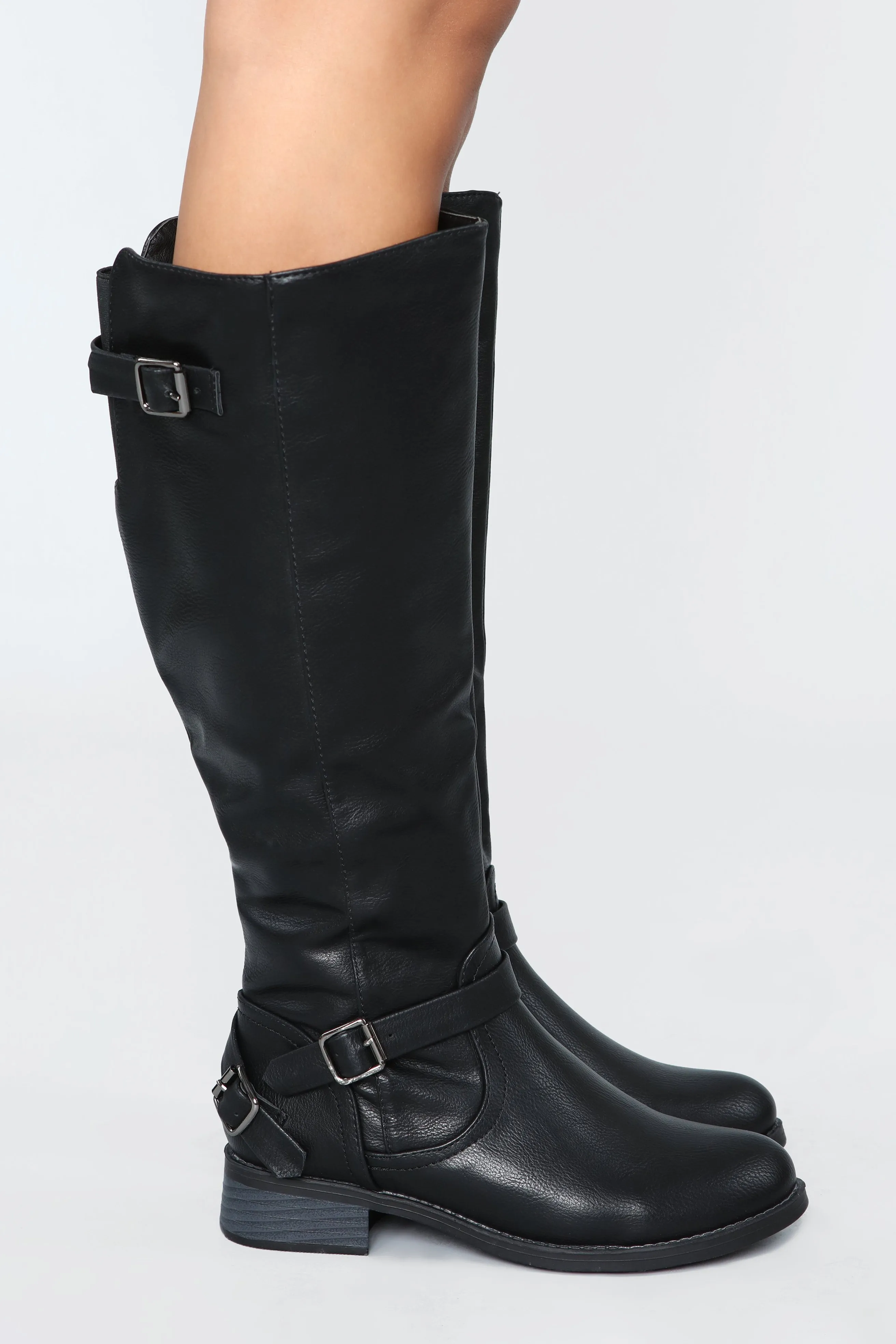 Hit The Highway Flat Boot - Black sold by Fashion Nova product image thumbnail 5