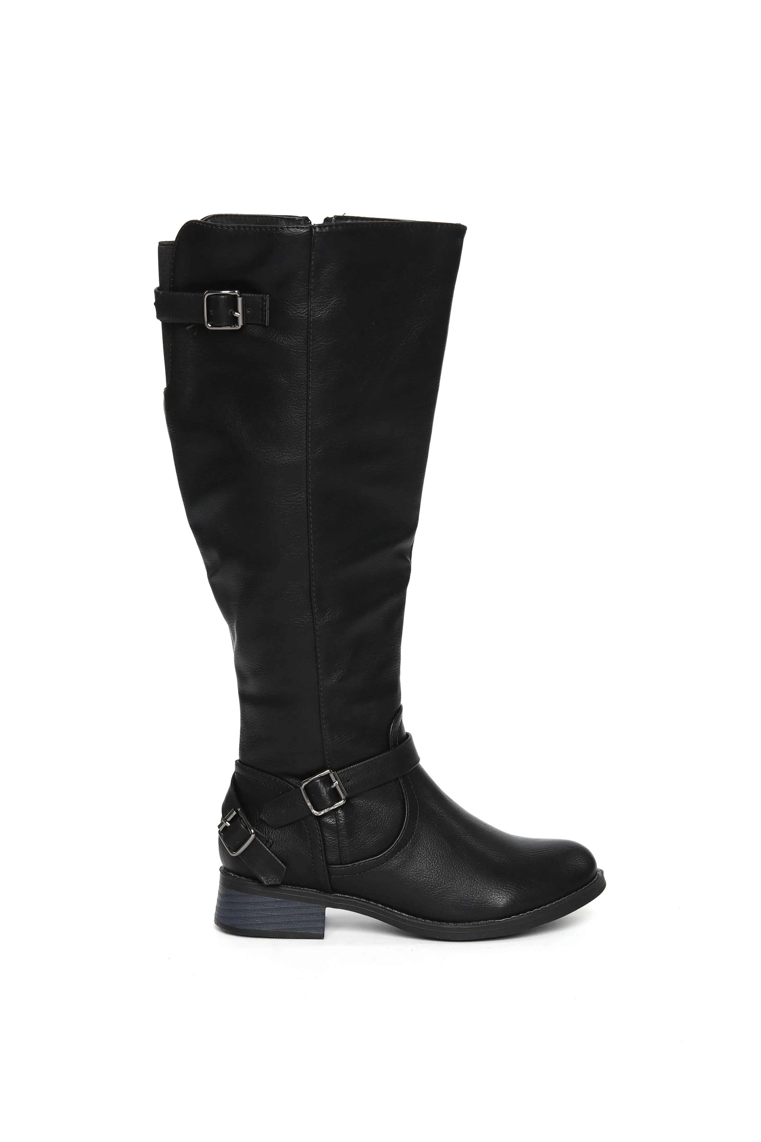 Hit The Highway Flat Boot - Black sold by Fashion Nova product image thumbnail 2