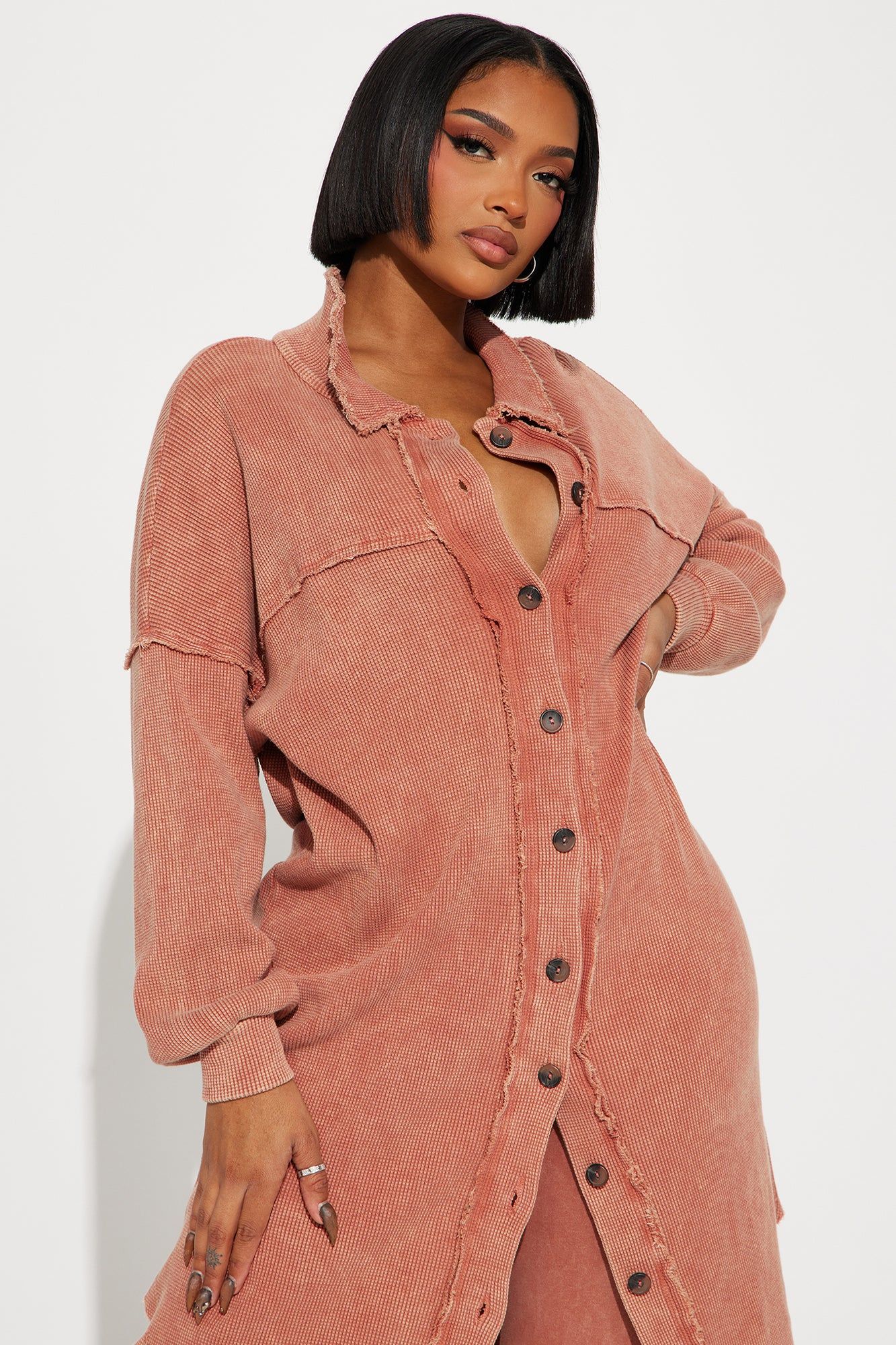 Cece Washed Legging Set - Rust sold by Fashion Nova product image thumbnail 2