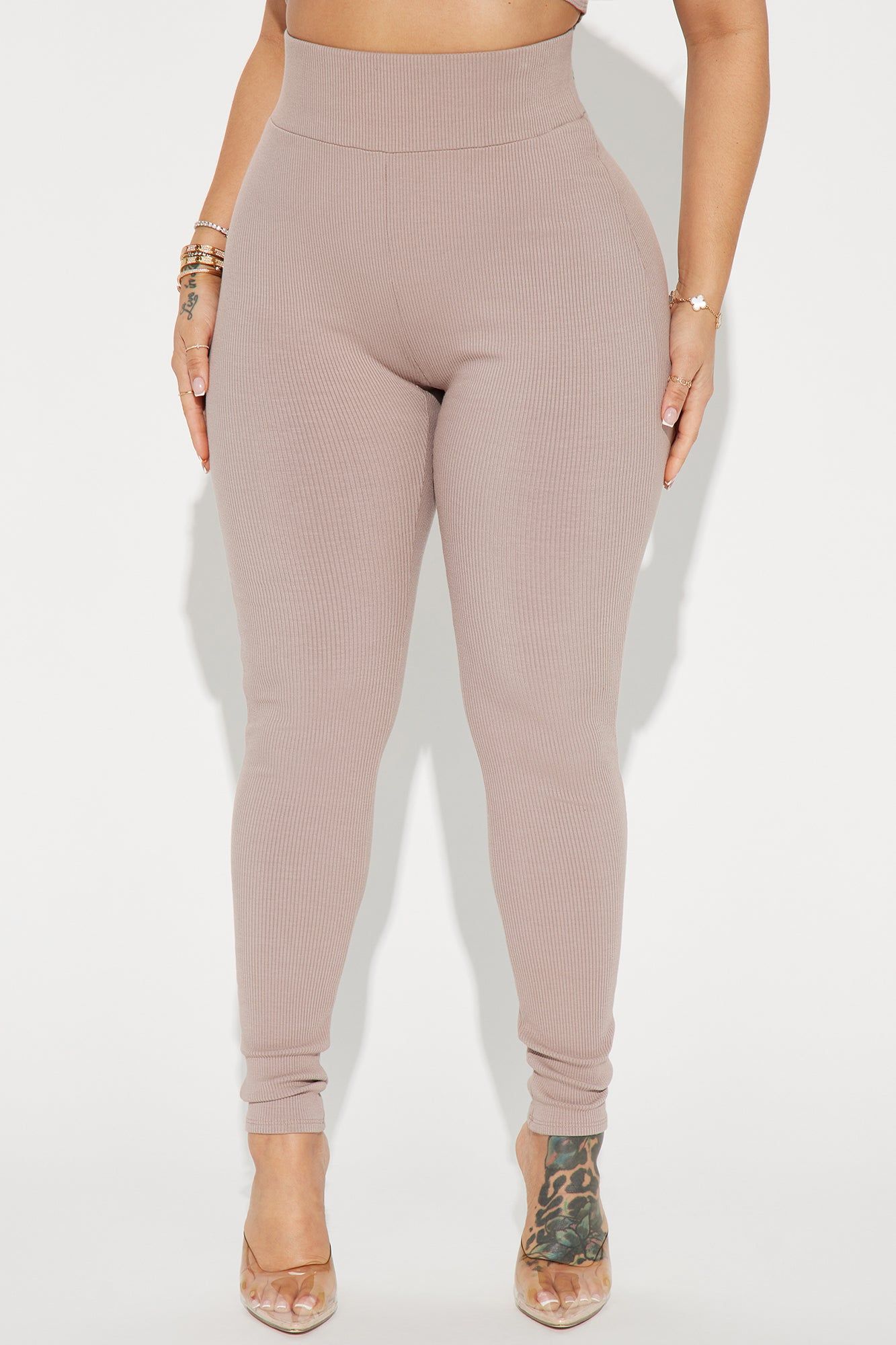 Janet Snatched Leggings - Sand sold by Fashion Nova product image thumbnail 2