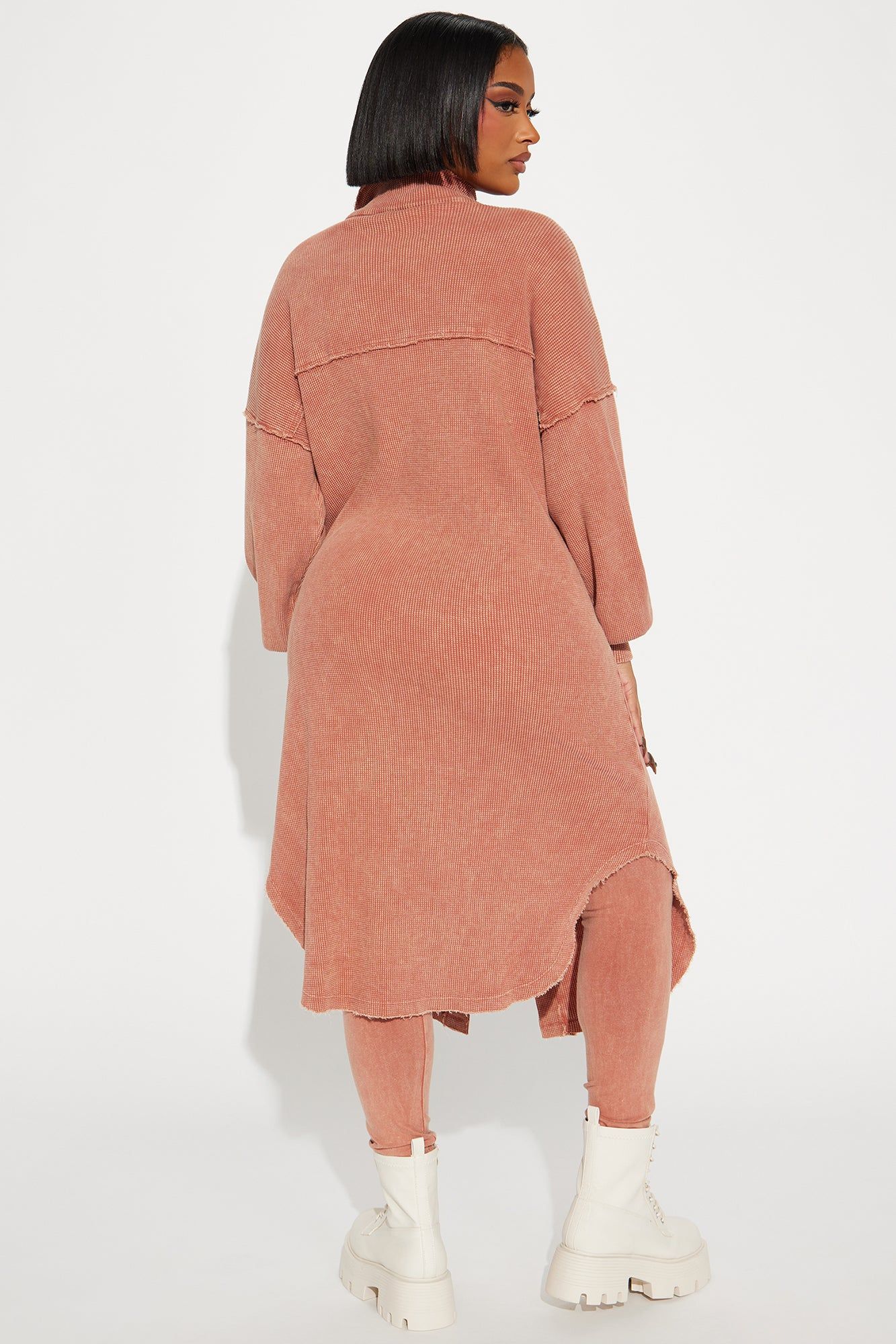 Cece Washed Legging Set - Rust sold by Fashion Nova product image thumbnail 3