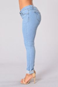 Basically Basic Jeans - Light Blue sold by Fashion Nova