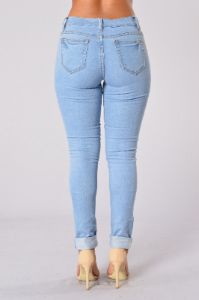 Basically Basic Jeans - Light Blue sold by Fashion Nova