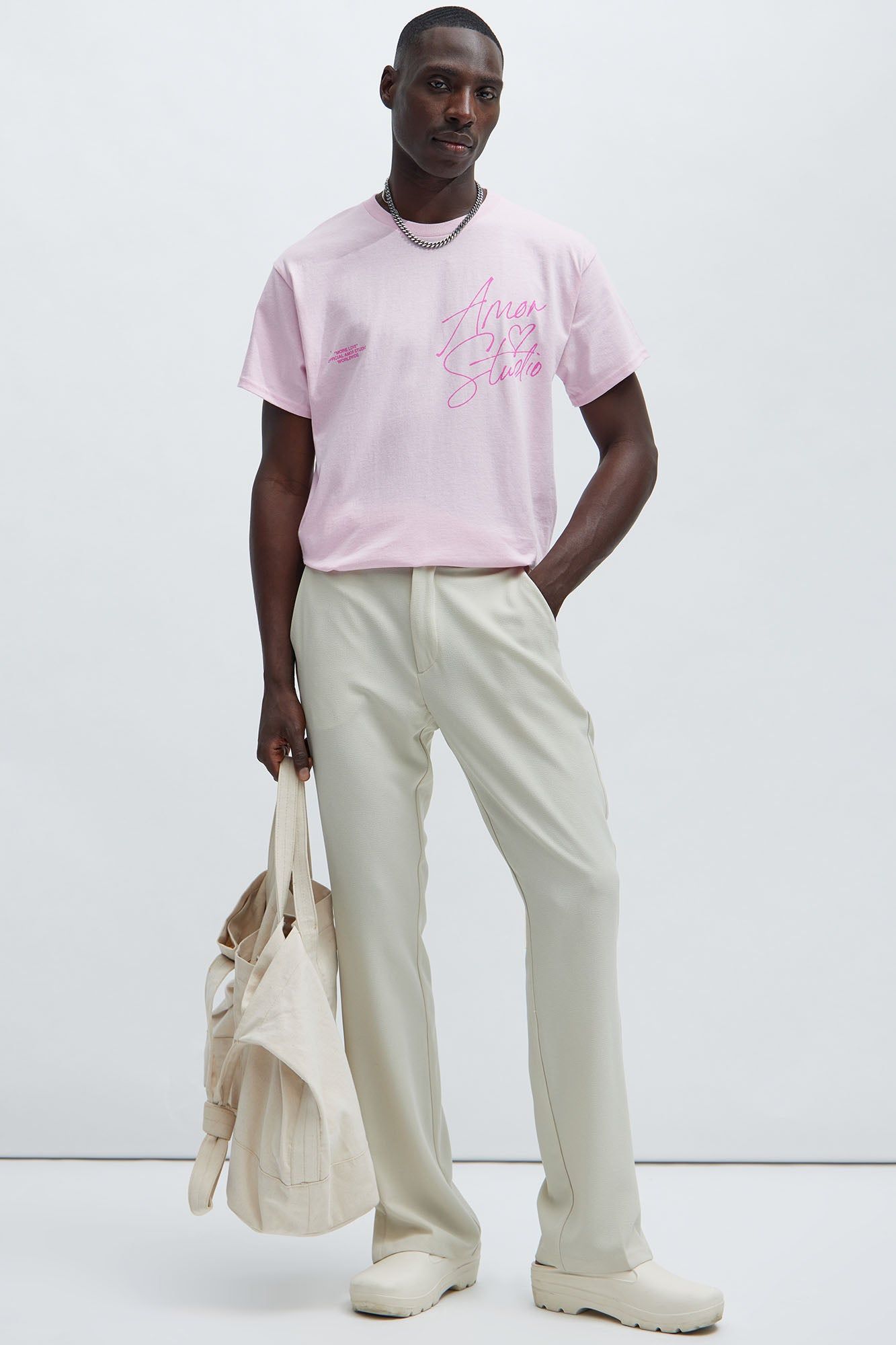 Amor Studio Signature Short Sleeve Tee - Pink sold by Fashion Nova product image thumbnail 4