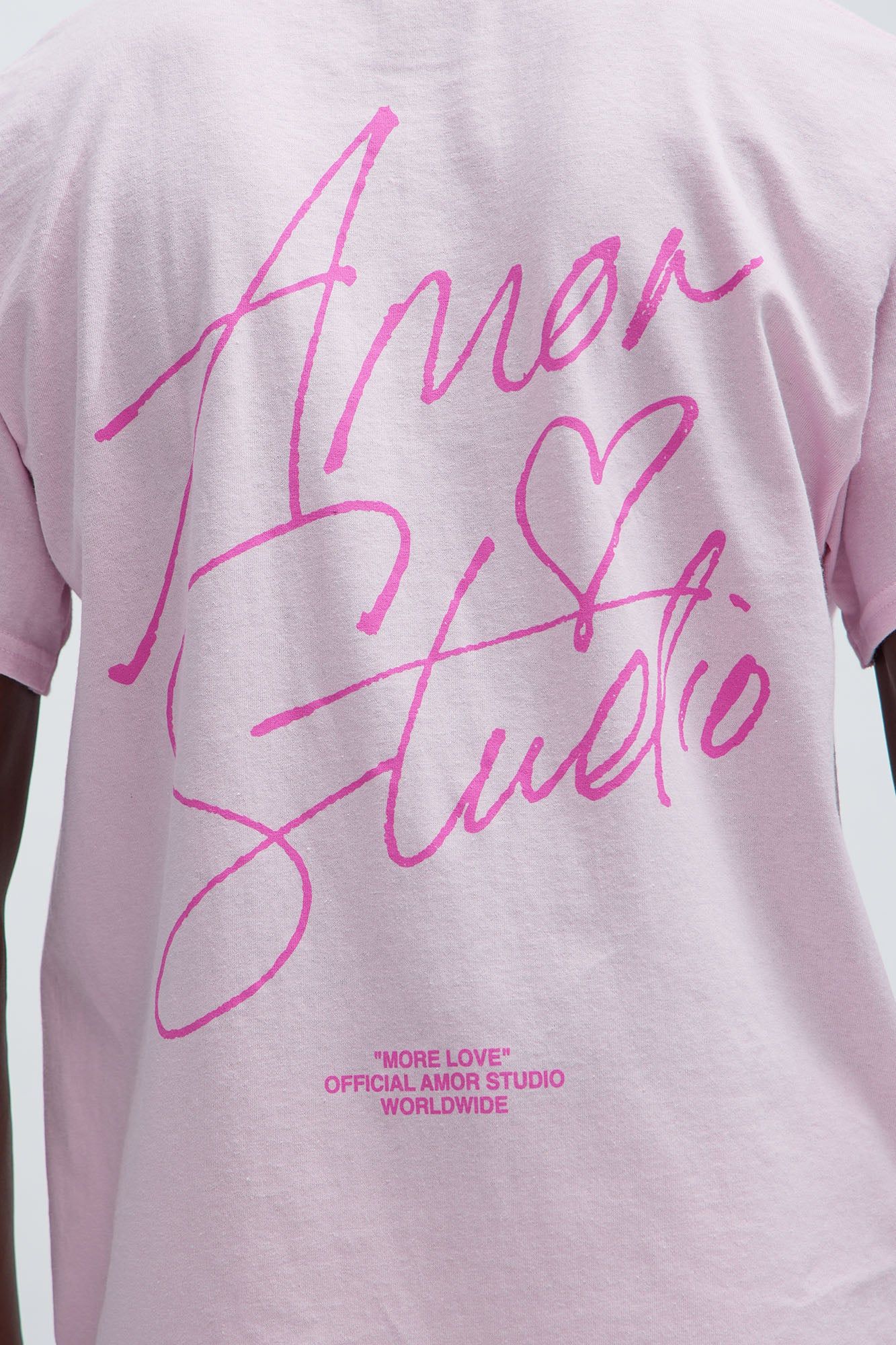 Amor Studio Signature Short Sleeve Tee - Pink sold by Fashion Nova product image thumbnail 2