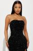 Dahlia Sequin Gown - Black sold by Fashion Nova