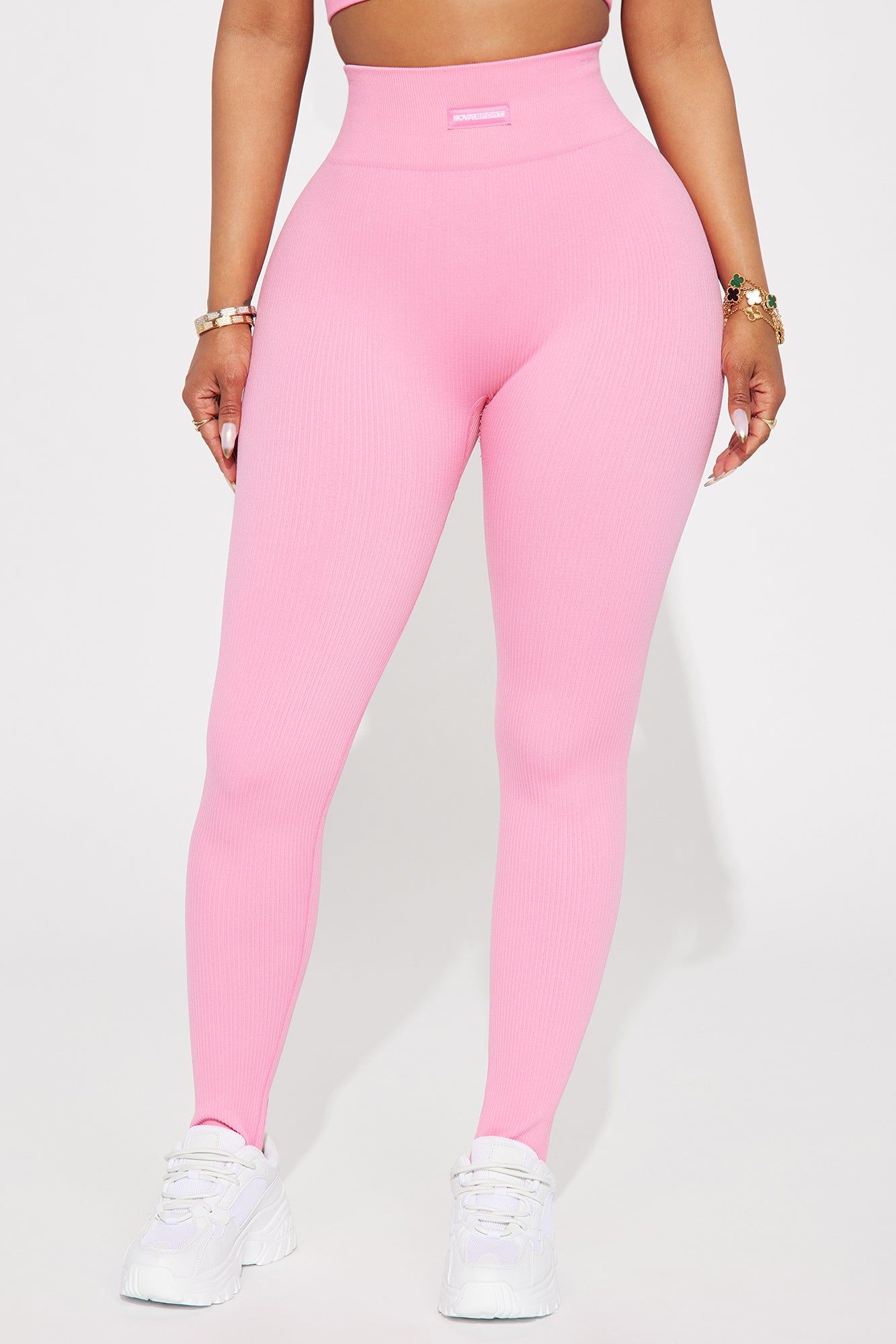 Effortless Triton Ribbed Seamless Legging - Bubblegum sold by Fashion Nova product image thumbnail 2