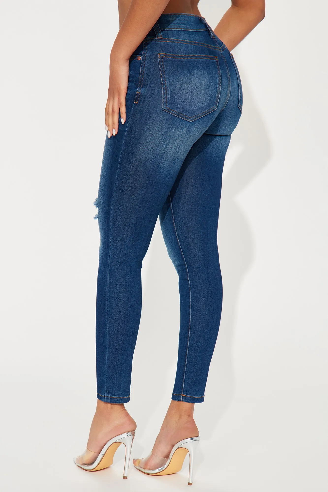 Cornelia Stretch Skinny Jeans - Dark Wash sold by Fashion Nova product image thumbnail 3