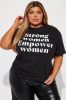 Strong Women Empower Women Tee - Black sold by Fashion Nova