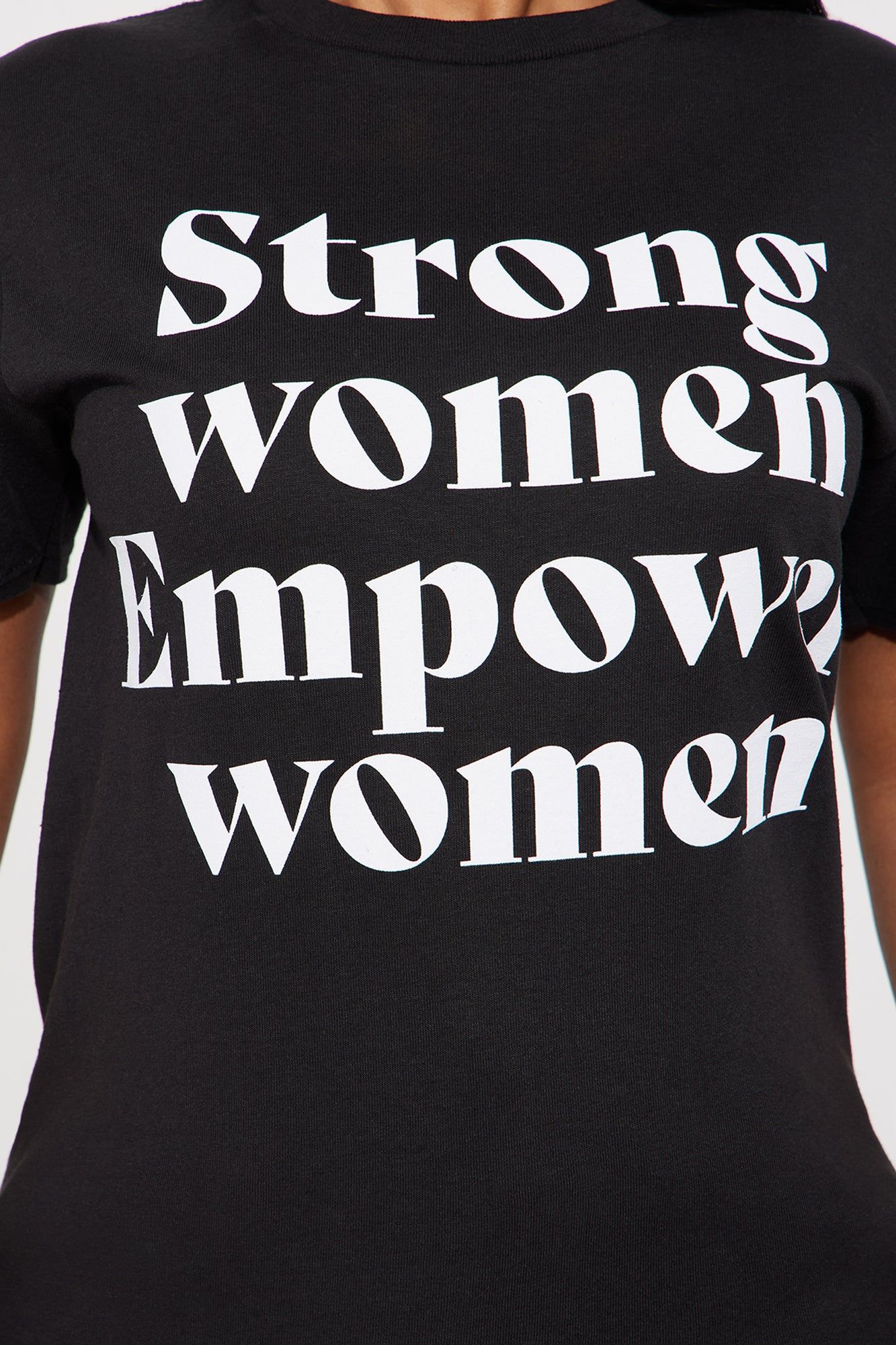 Strong Women Empower Women Tee - Black sold by Fashion Nova product image thumbnail 3