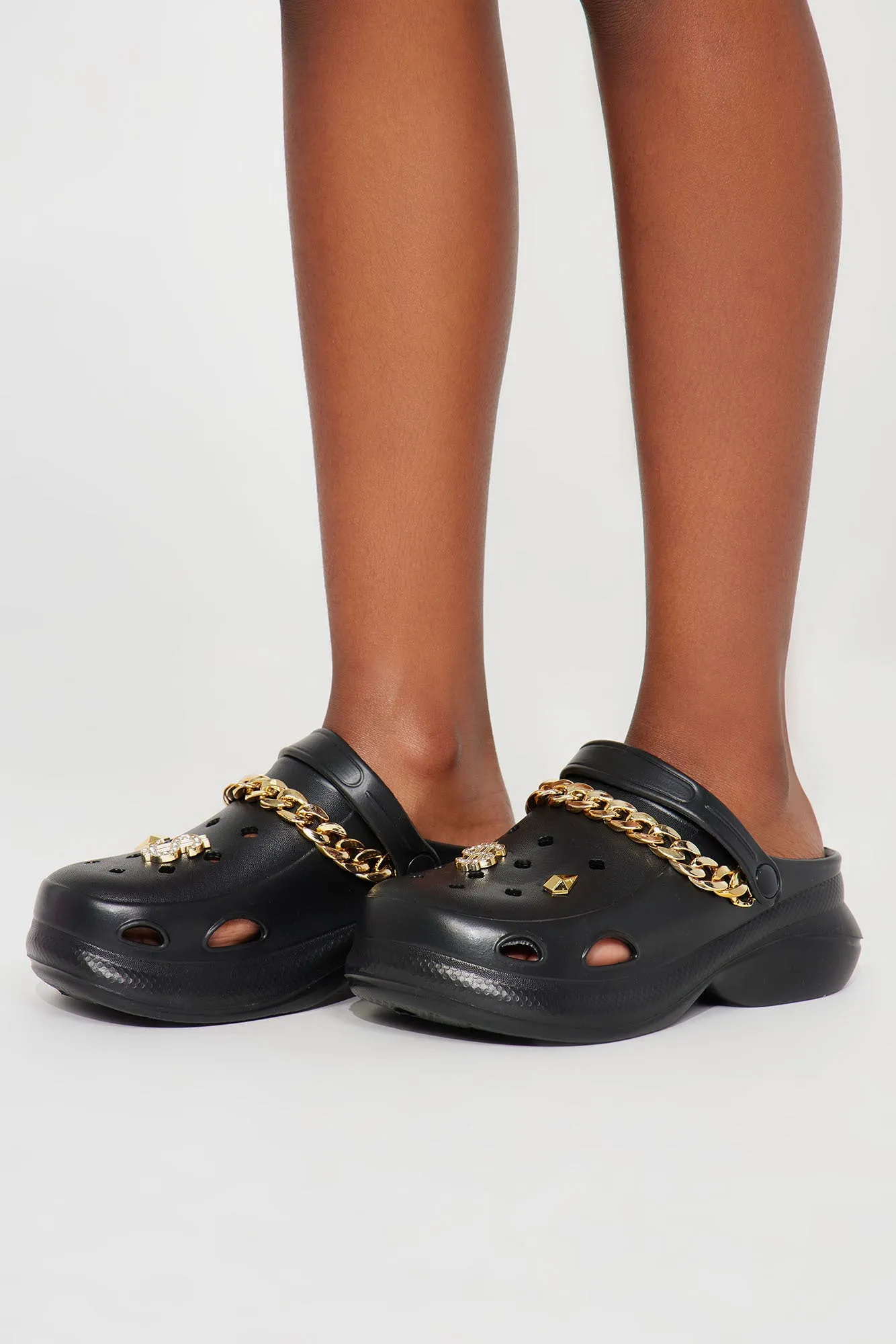 Mini Walk The Walk Slides - Black sold by Fashion Nova product image thumbnail 2