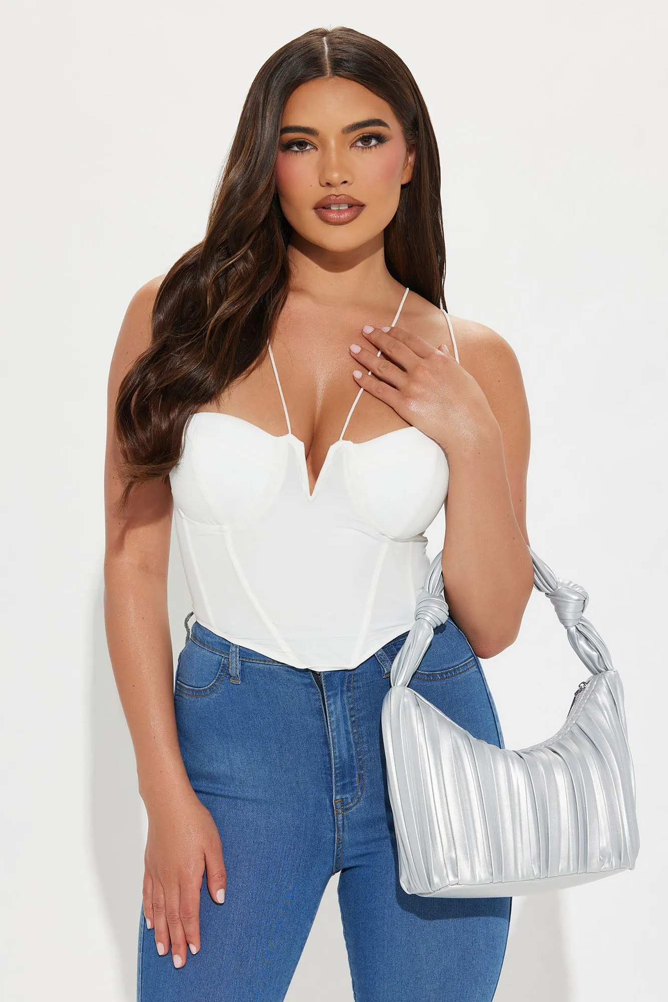 Knot My Problem Handbag - Silver sold by Fashion Nova product image thumbnail 2