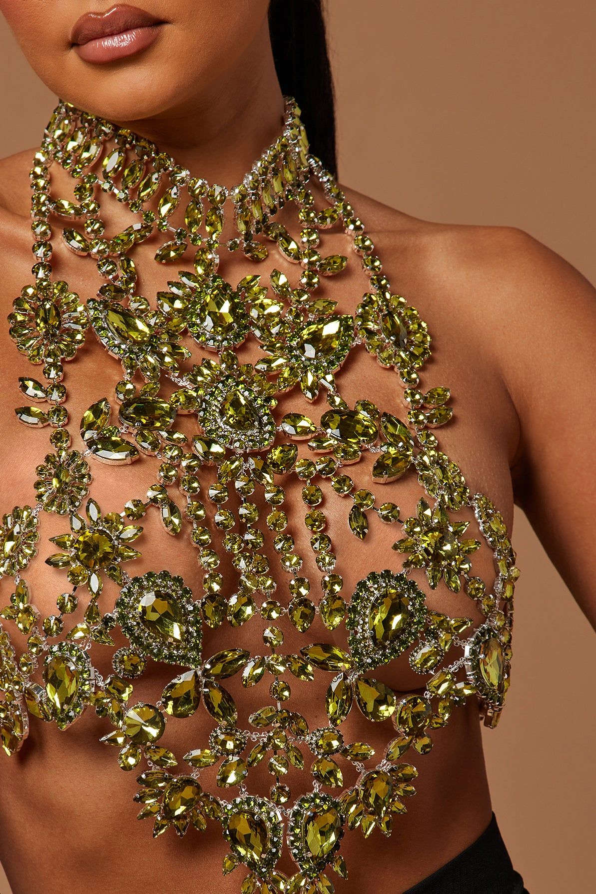 Liliana Embellished Top - Green sold by Fashion Nova product image thumbnail 3