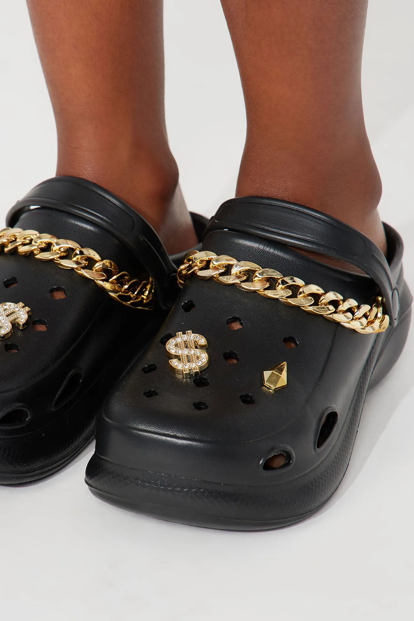 Mini Walk The Walk Slides - Black sold by Fashion Nova product image thumbnail 3