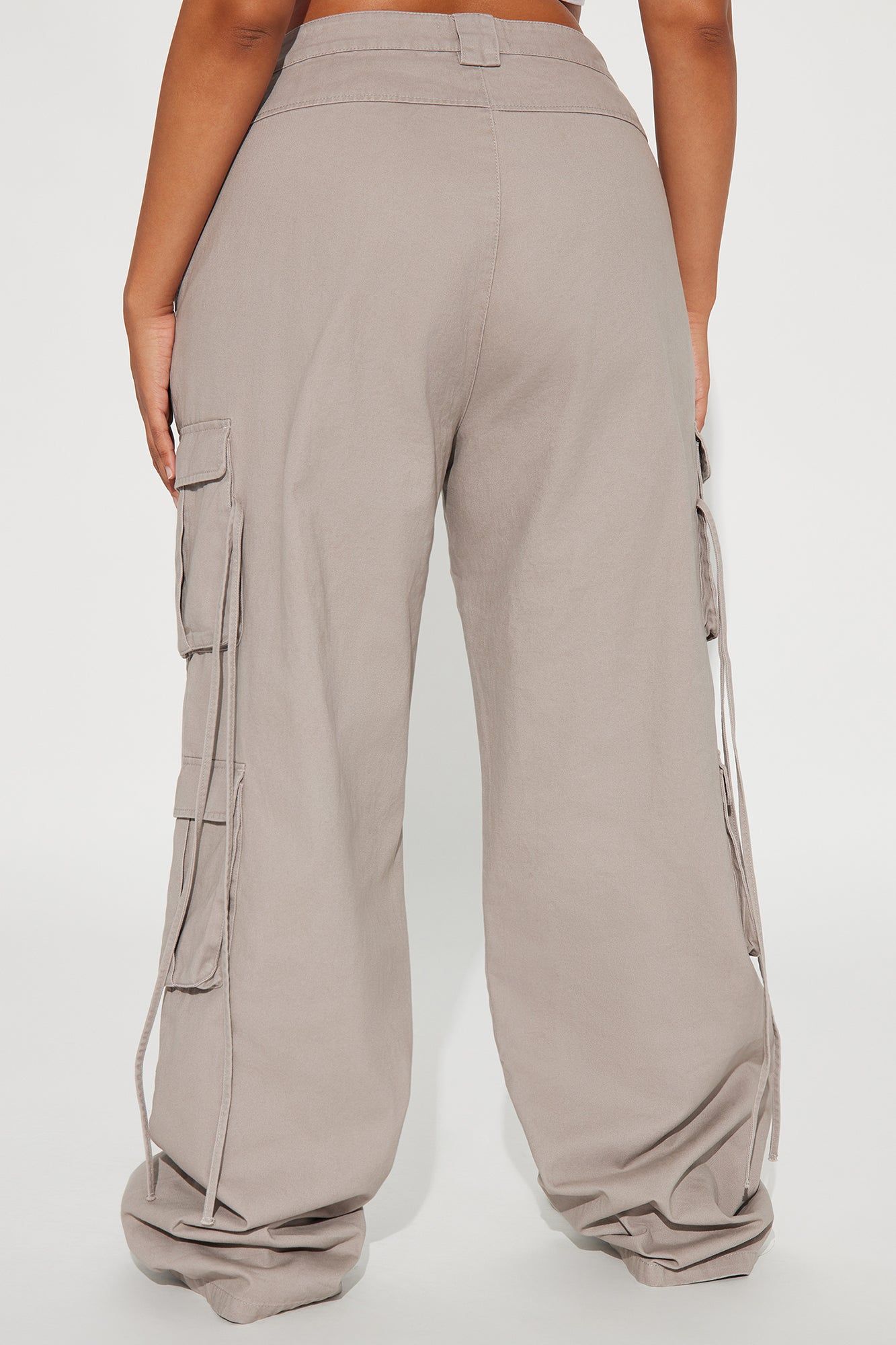 Tall Golden Hour Wide Leg Cargo Pant - Grey sold by Fashion Nova product image thumbnail 6
