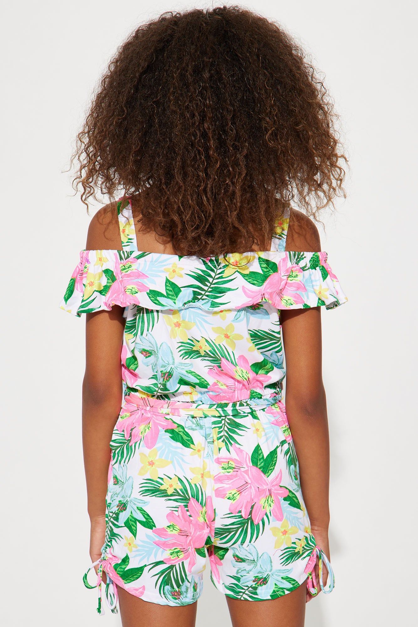 Mini Button Front Yummy Knit Romper - White/combo sold by Fashion Nova product image thumbnail 3