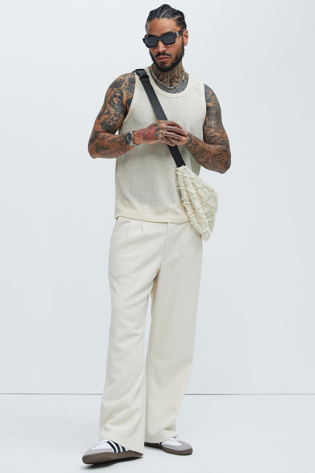 Sleek Textured Tank - Off White sold by Fashion Nova product image thumbnail 2