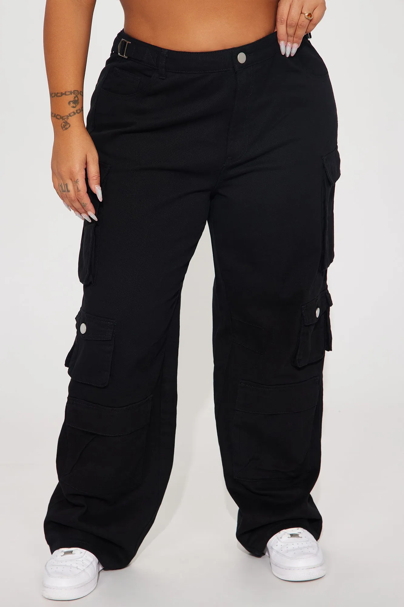 Count On It Straight Leg Cargo Pant - Black sold by Fashion Nova product image thumbnail 5