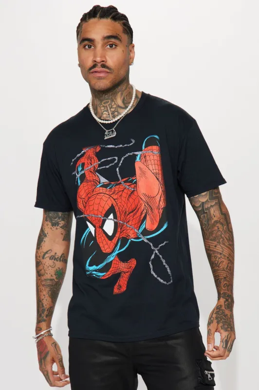 Spiderman Short Sleeve Tee - Black sold by Fashion Nova