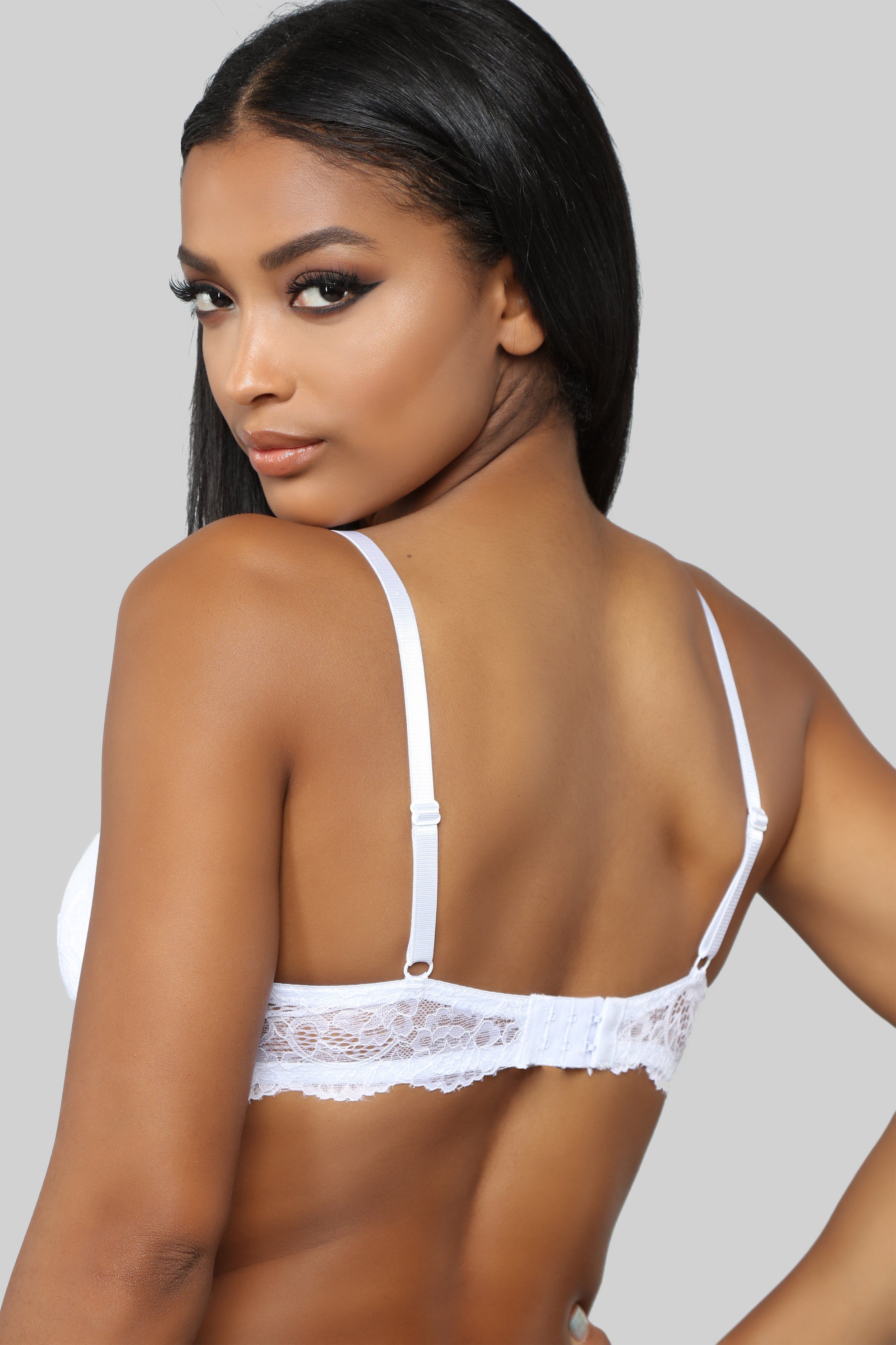 Love Both Ways Push Up Bra - White sold by Fashion Nova product image thumbnail 3