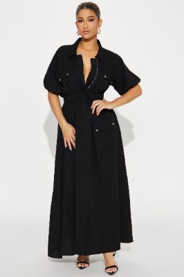 Polina Maxi Dress - Black sold by Fashion Nova