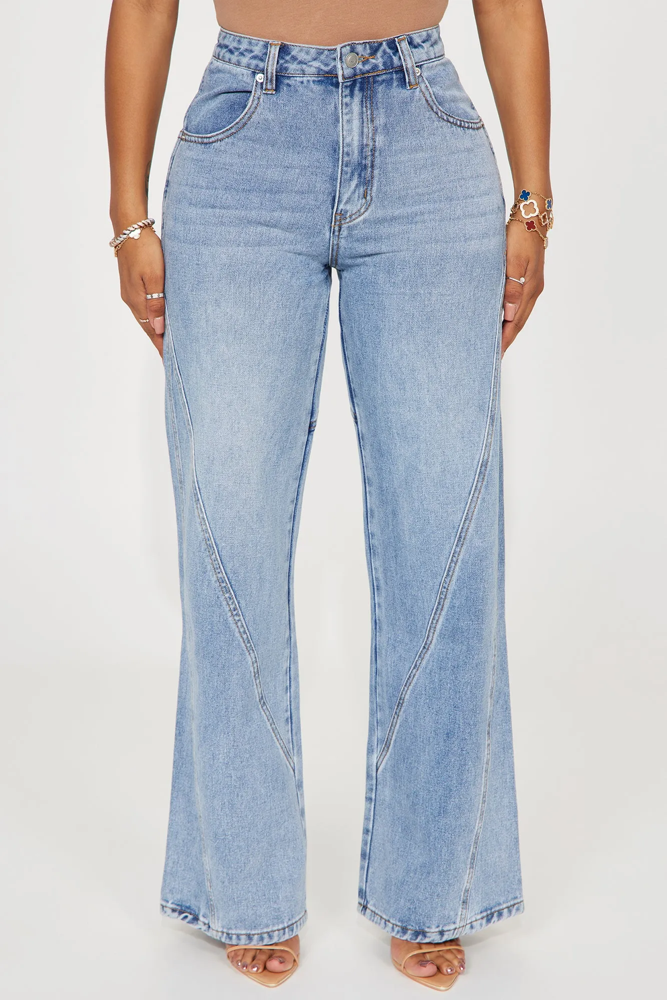 Close To The Heart Straight Leg Jeans - Medium Wash sold by Fashion Nova product image thumbnail 2