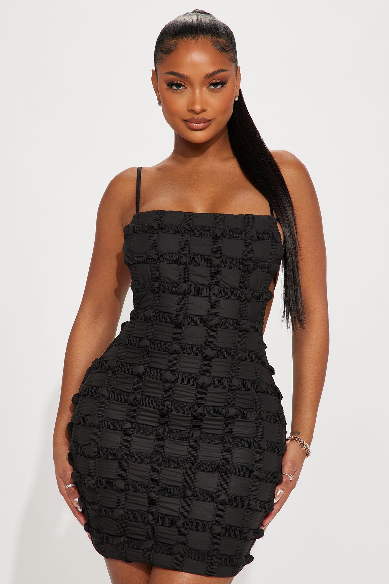 Skylar Windbreaker Mini Dress - Black sold by Fashion Nova