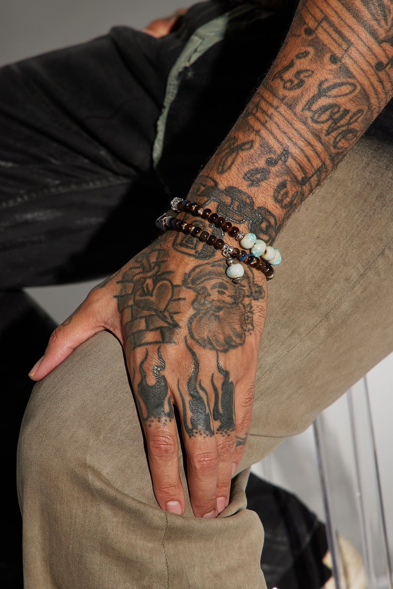 Peace Of Mind Mixed Bracelet - Black/combo sold by Fashion Nova product image thumbnail 3