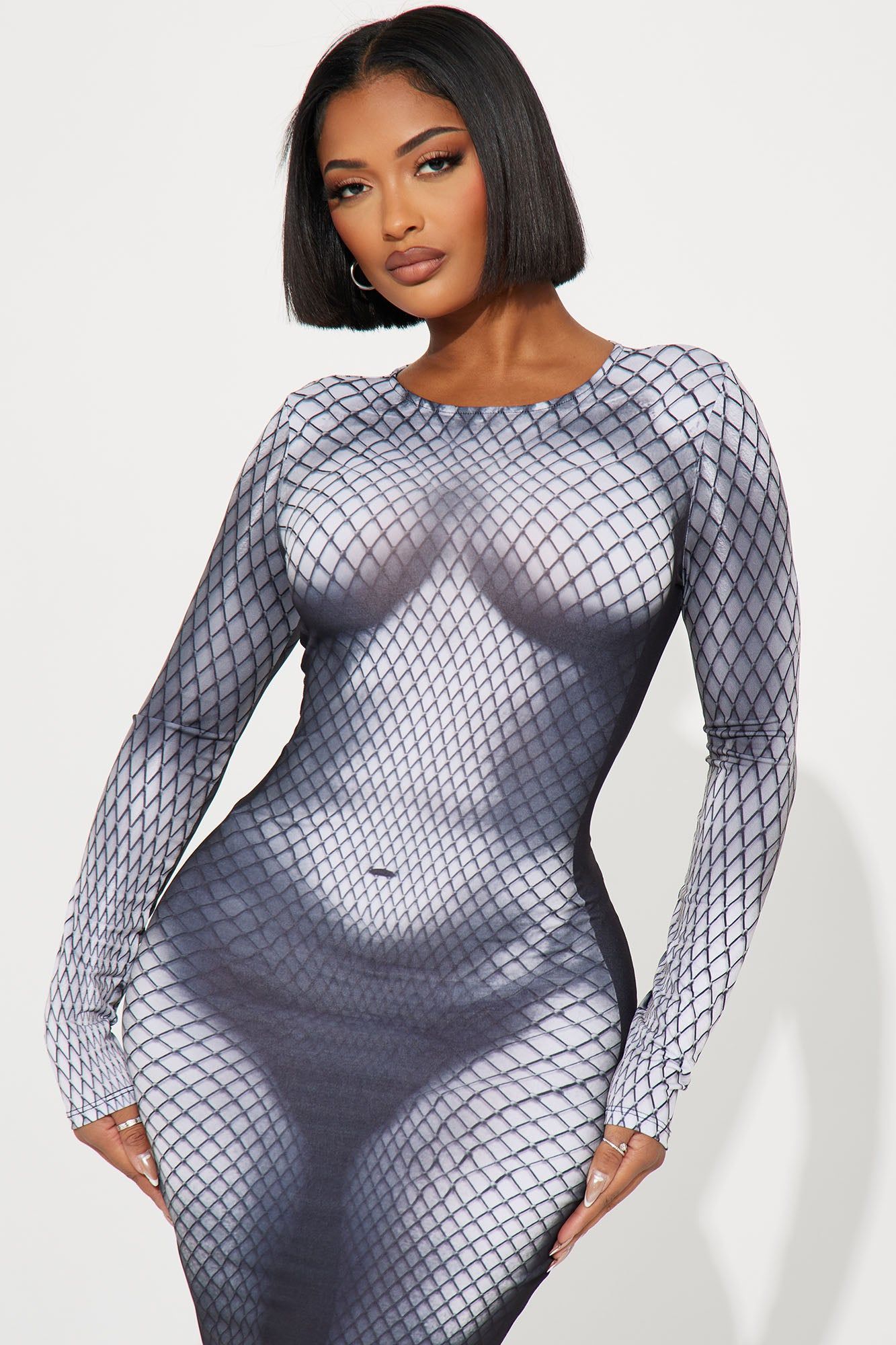 Nicole Body Heat Maxi Dress - Black sold by Fashion Nova product image thumbnail 2