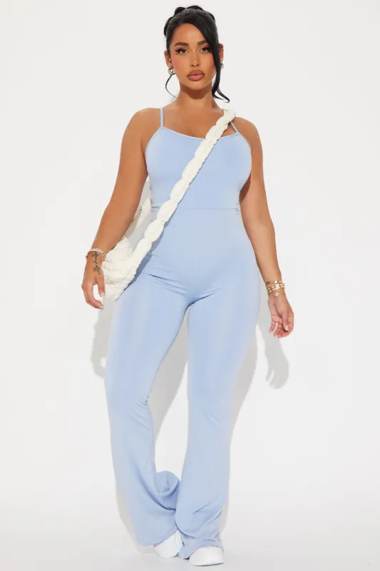 Ingrid Jumpsuit - Light Blue sold by Fashion Nova