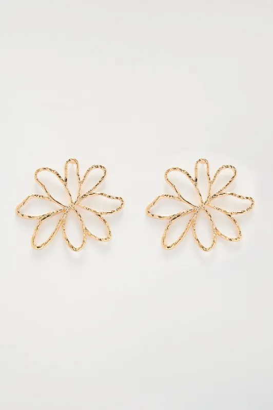 Fresh Daisy Earrings - Gold sold by Fashion Nova