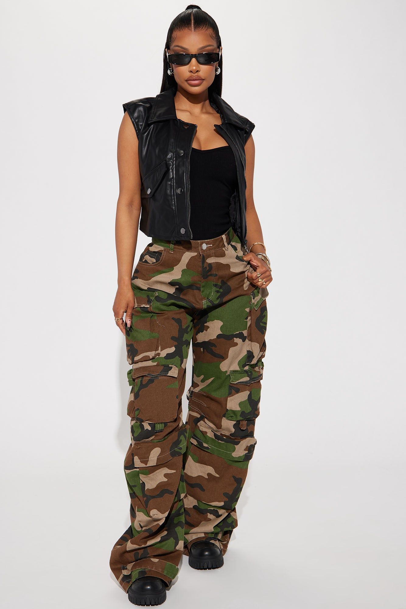 Heartbreaker Faux Leather Vest - Black sold by Fashion Nova product image thumbnail 2