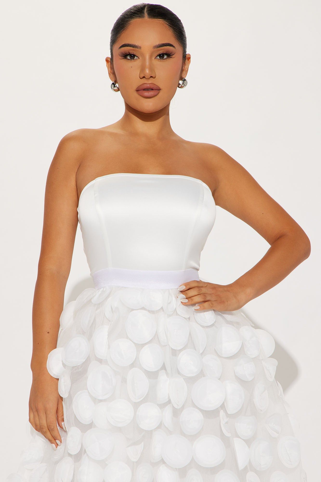 Tina Tulle Midi Dress - White sold by Fashion Nova product image thumbnail 2