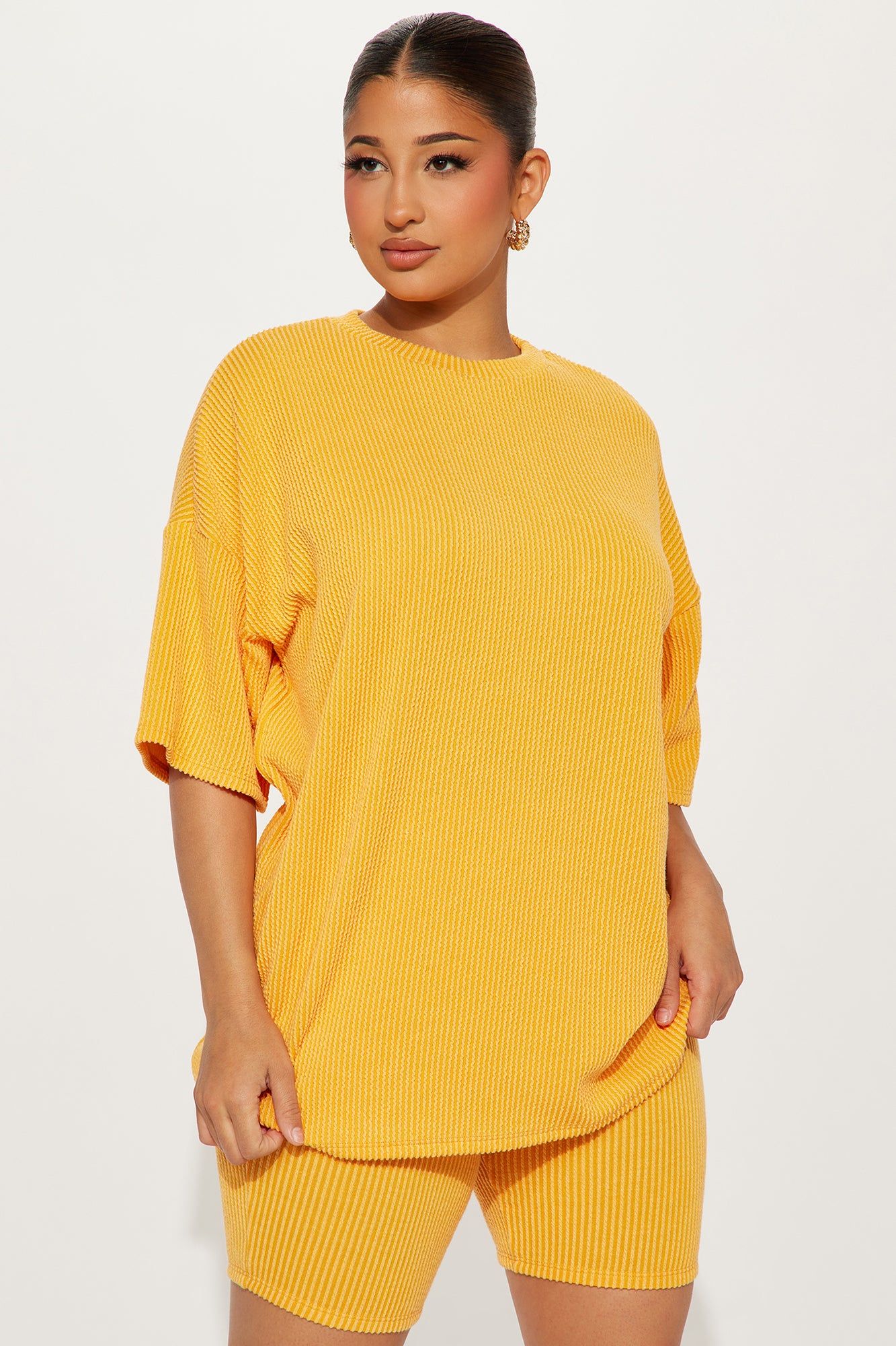 Jasmine Ribbed Short Set - Orange sold by Fashion Nova product image thumbnail 2