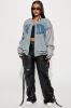 New York Team Varsity Jacket - Light Wash sold by Fashion Nova