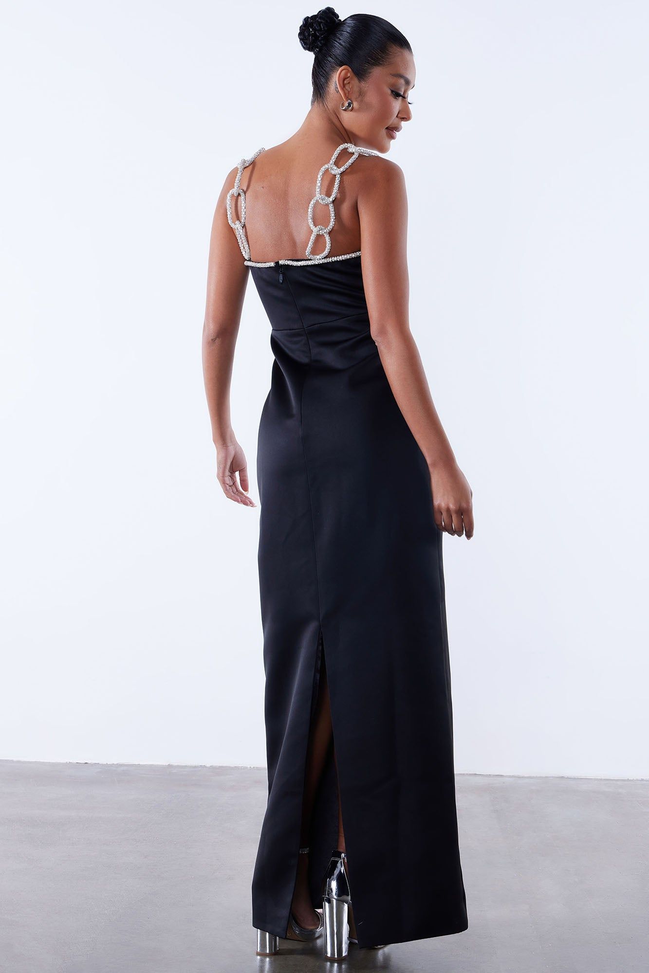 Valerie Embellished Maxi Dress - Black sold by Fashion Nova product image thumbnail 4