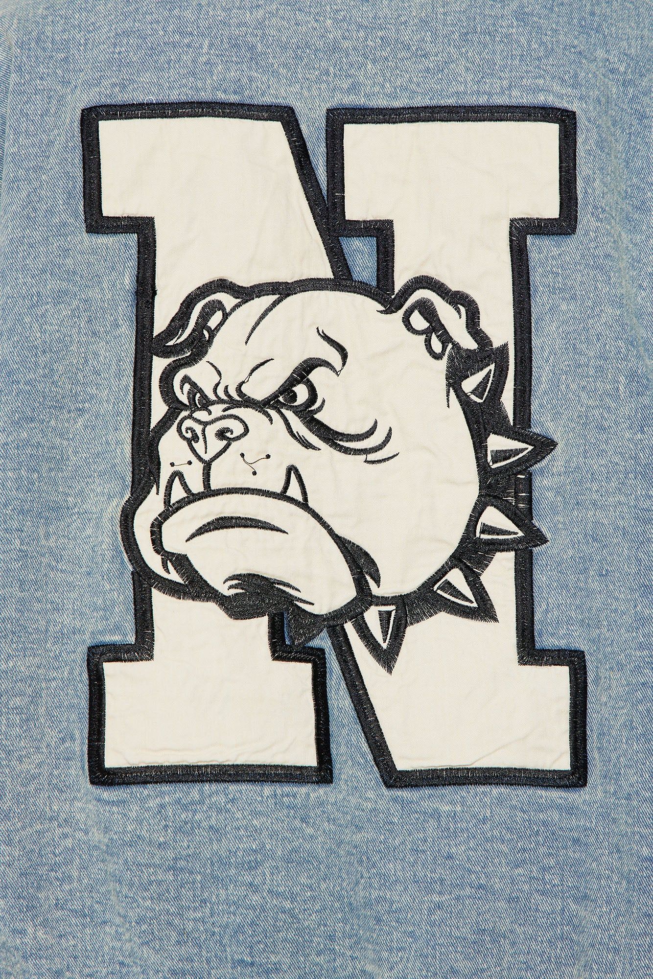 New York Team Varsity Jacket - Light Wash sold by Fashion Nova product image thumbnail 3