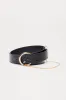 Reptilia Roots Belt - Black sold by Fashion Nova