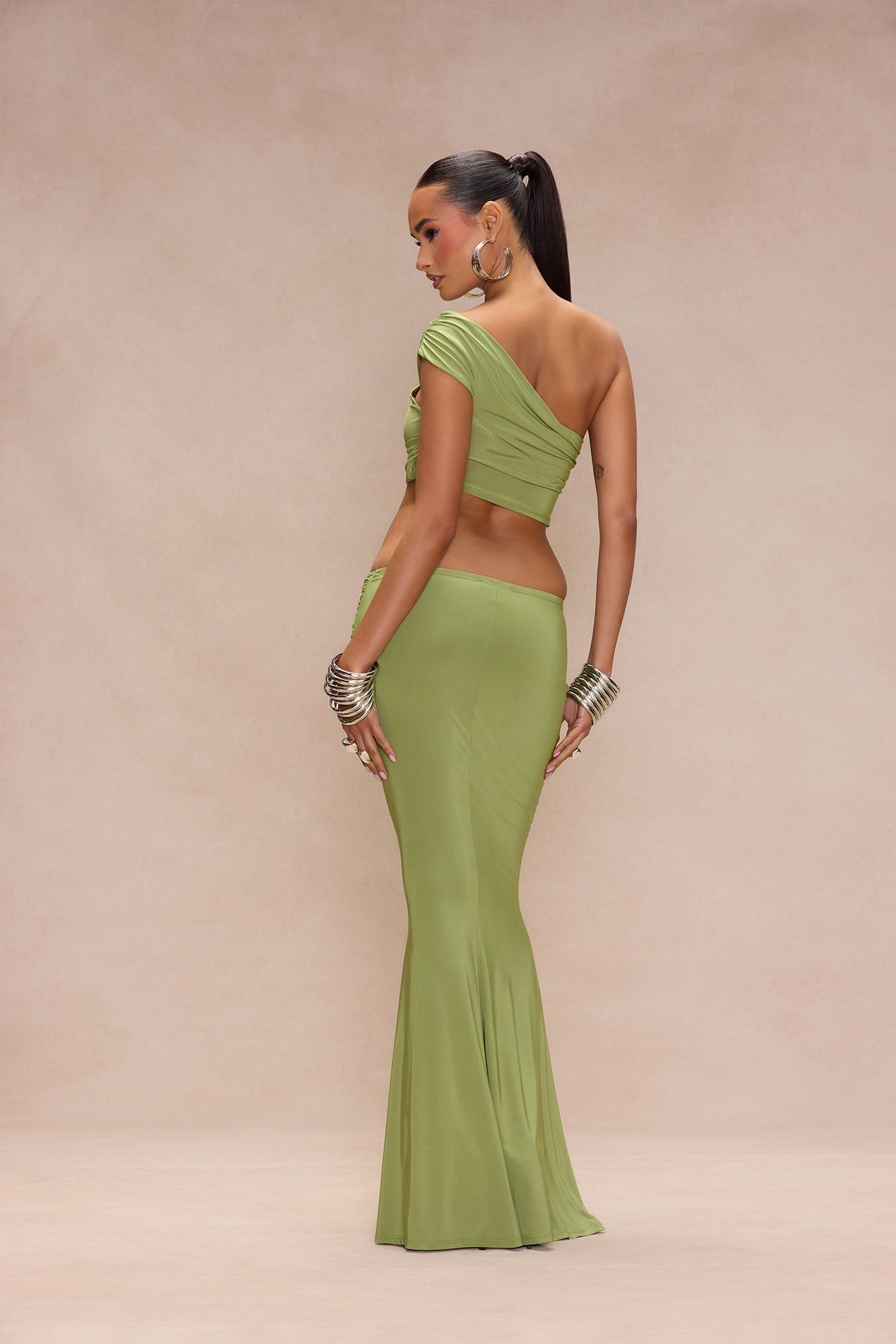 Naya Cut Out Maxi Dress - Green sold by Fashion Nova product image thumbnail 2