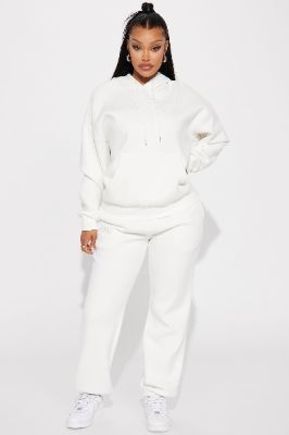 Saint Sweatpant Set - Off White sold by Fashion Nova