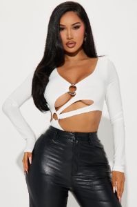 Understatement Cut Out Bodysuit - Ivory sold by Fashion Nova