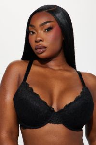 Nova Lace Push Up Bra - Black sold by Fashion Nova