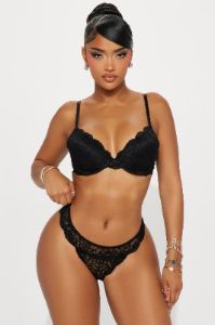 Nova Lace Push Up Bra - Black sold by Fashion Nova