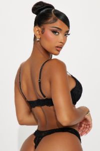 Nova Lace Push Up Bra - Black sold by Fashion Nova